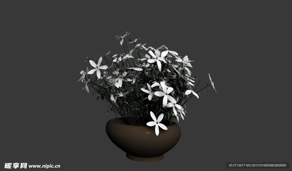 鲜花模型