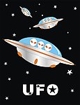 UFO简单插画