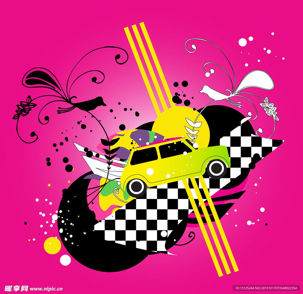 汽车 花纹 时尚