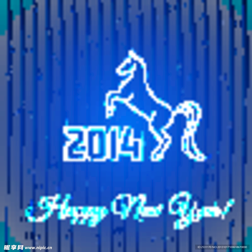 2014马年新年背景