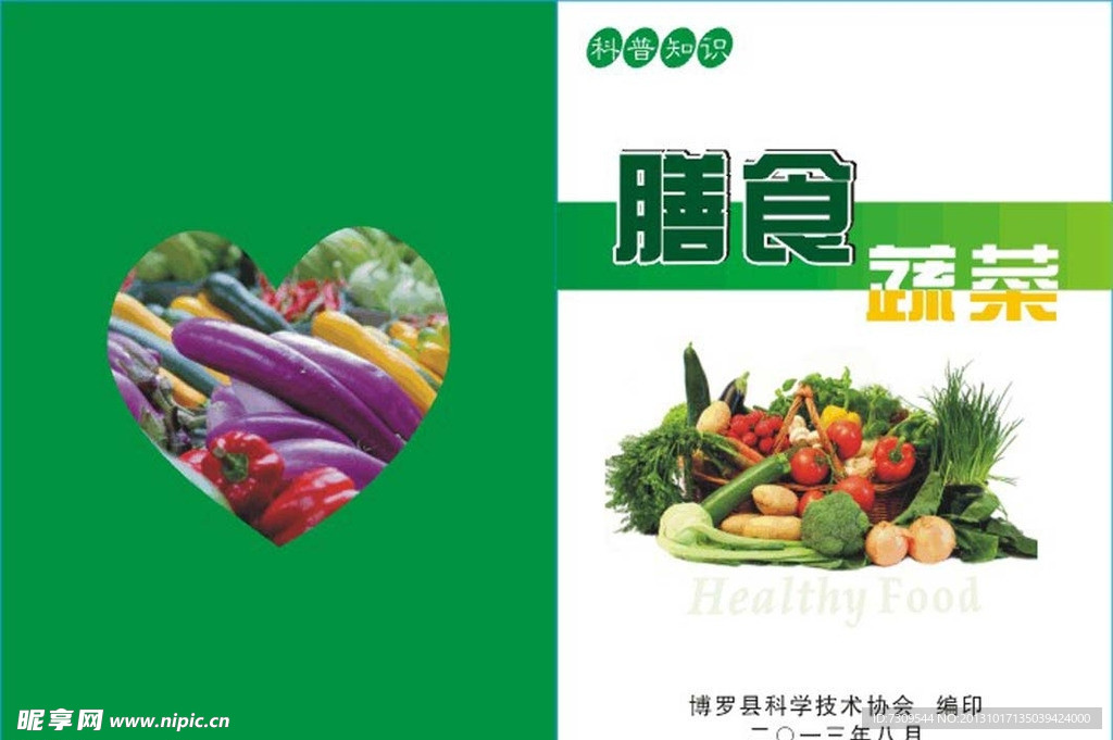 膳食蔬菜小册子封面
