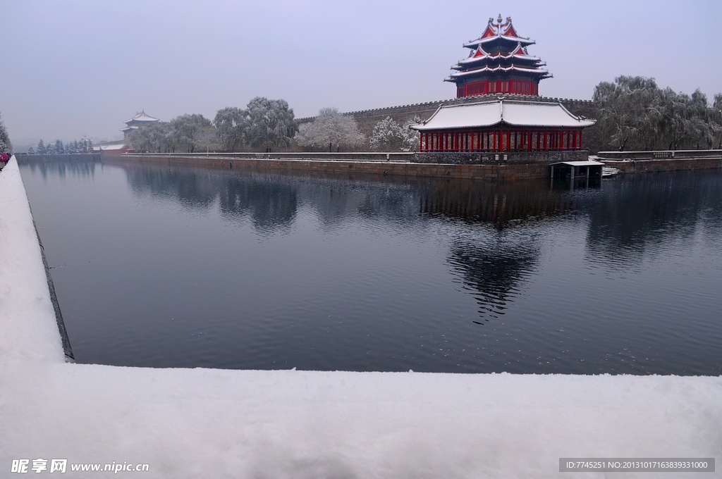 雪景北京