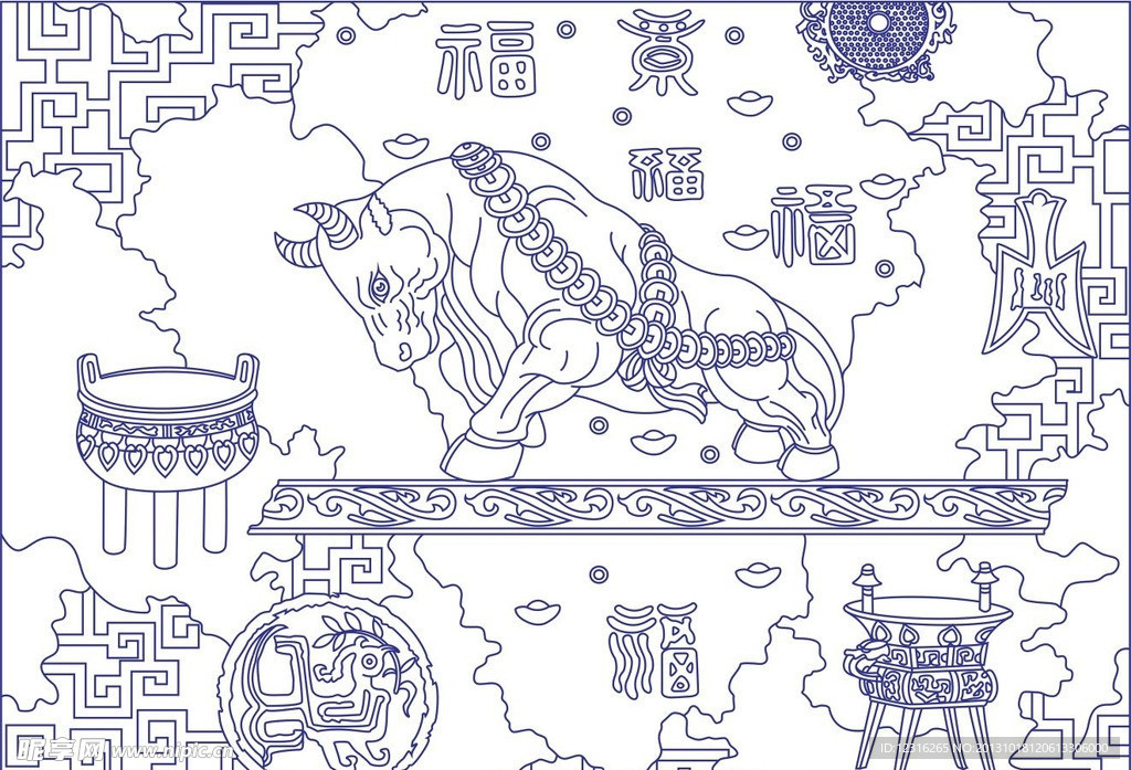 艺术玻璃图案