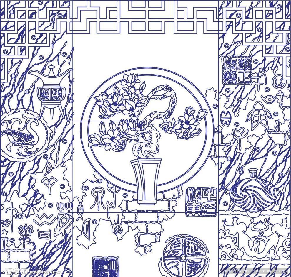 艺术玻璃图案
