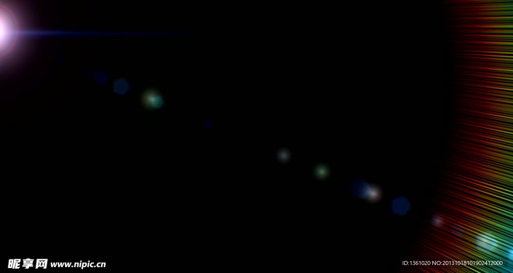 动态粒子星光背景视频