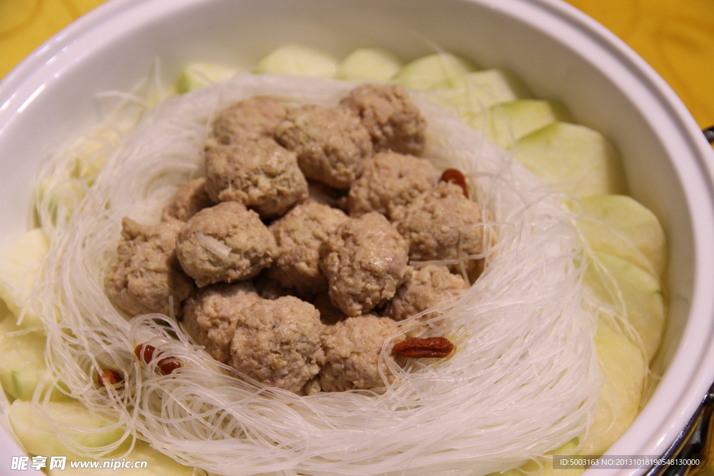 冬瓜汆丸子