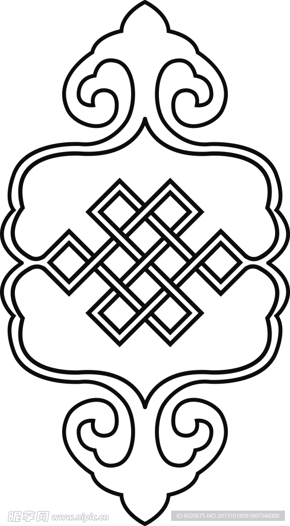 蒙古花纹