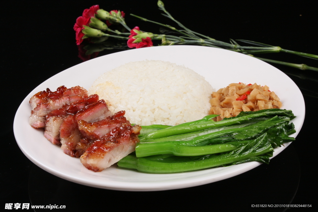 蜜汁排骨饭