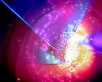 多彩粒子星光视频素材
