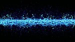 蓝色粒子星光视频素材