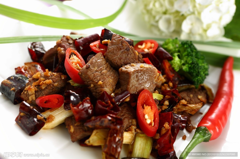 香辣牛肉