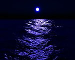 月光海面视频素材