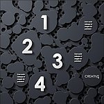 时尚质感标签矢量