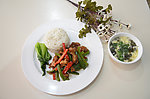 烹汁煎鸡饭