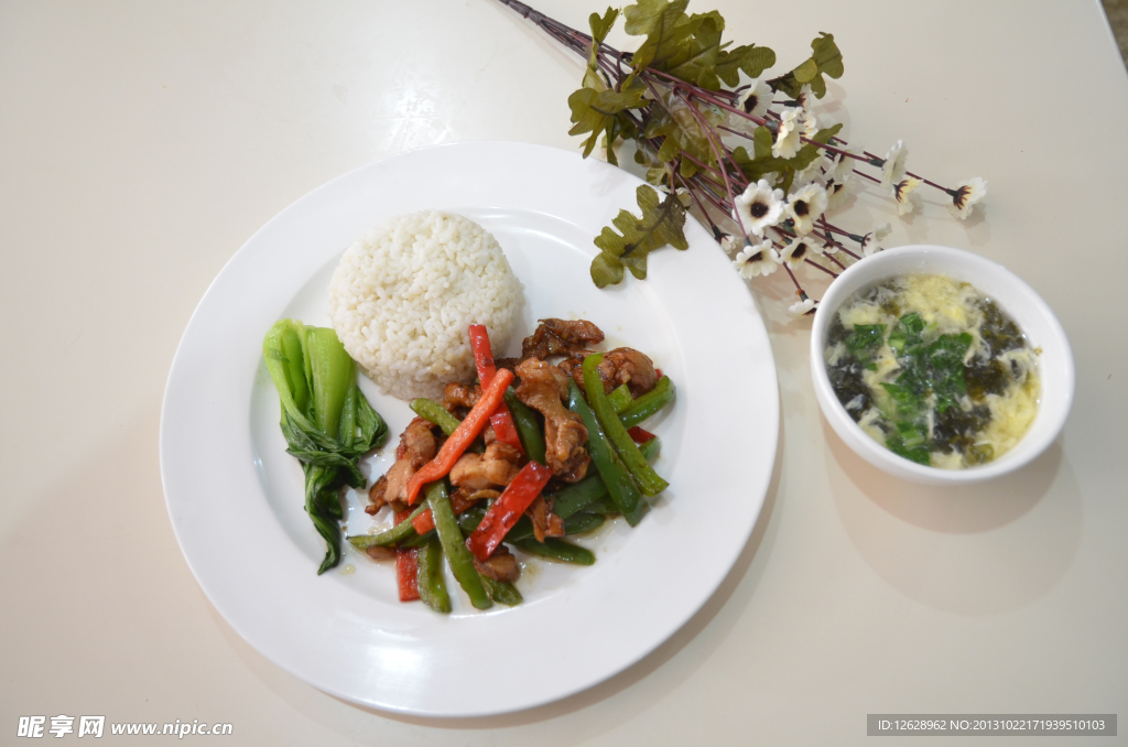 烹汁煎鸡饭