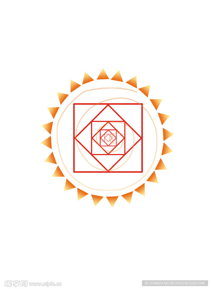 太阳花logo