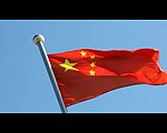 五星红旗飘扬视频素材