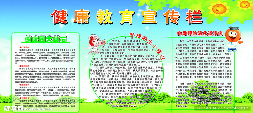 健康教育宣传栏