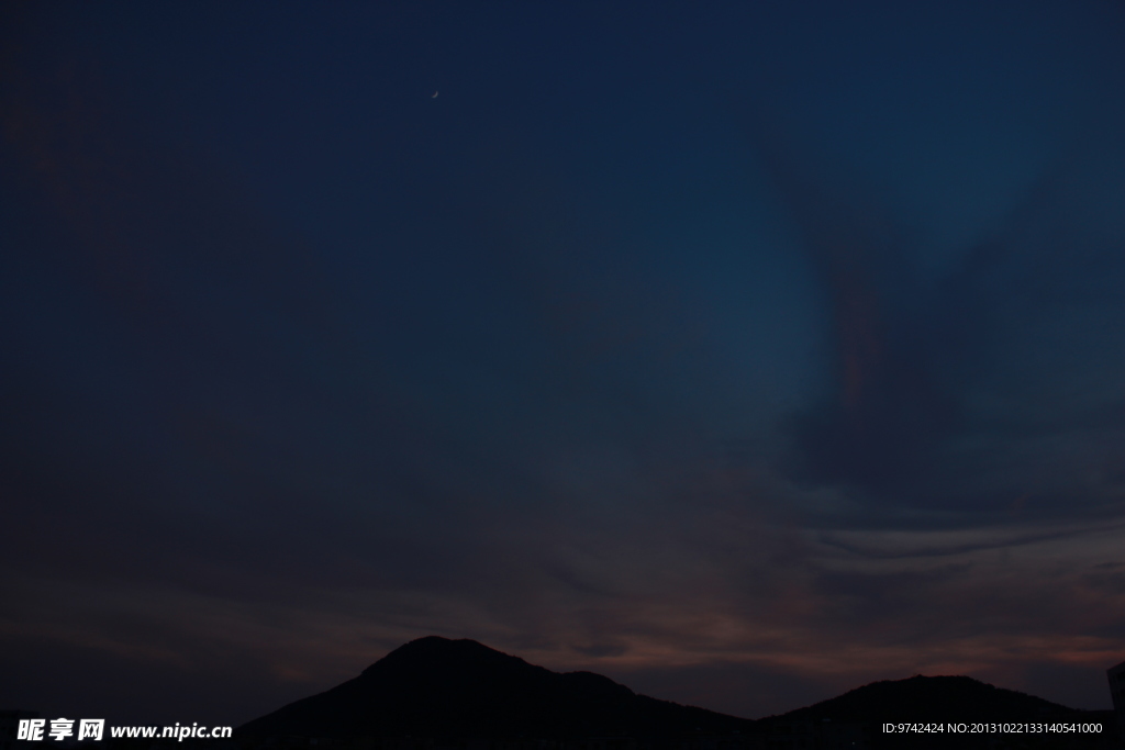 天空 晚霞 霞光