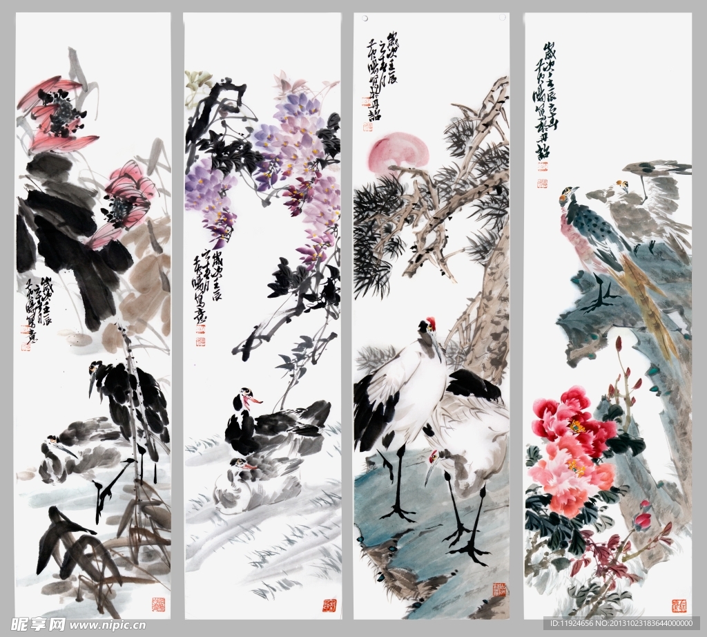 黄旸 写意花鸟