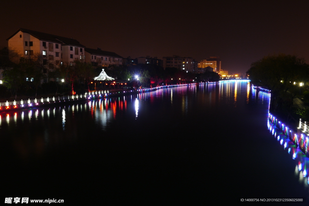 绍兴环城河夜景