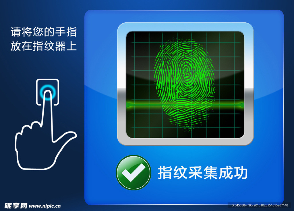 指纹扫描