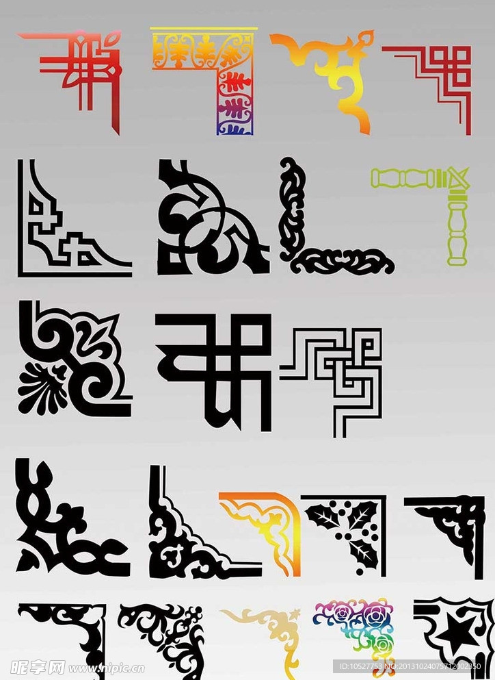 古典花纹