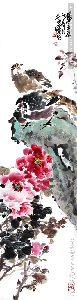 黄旸 写意花鸟