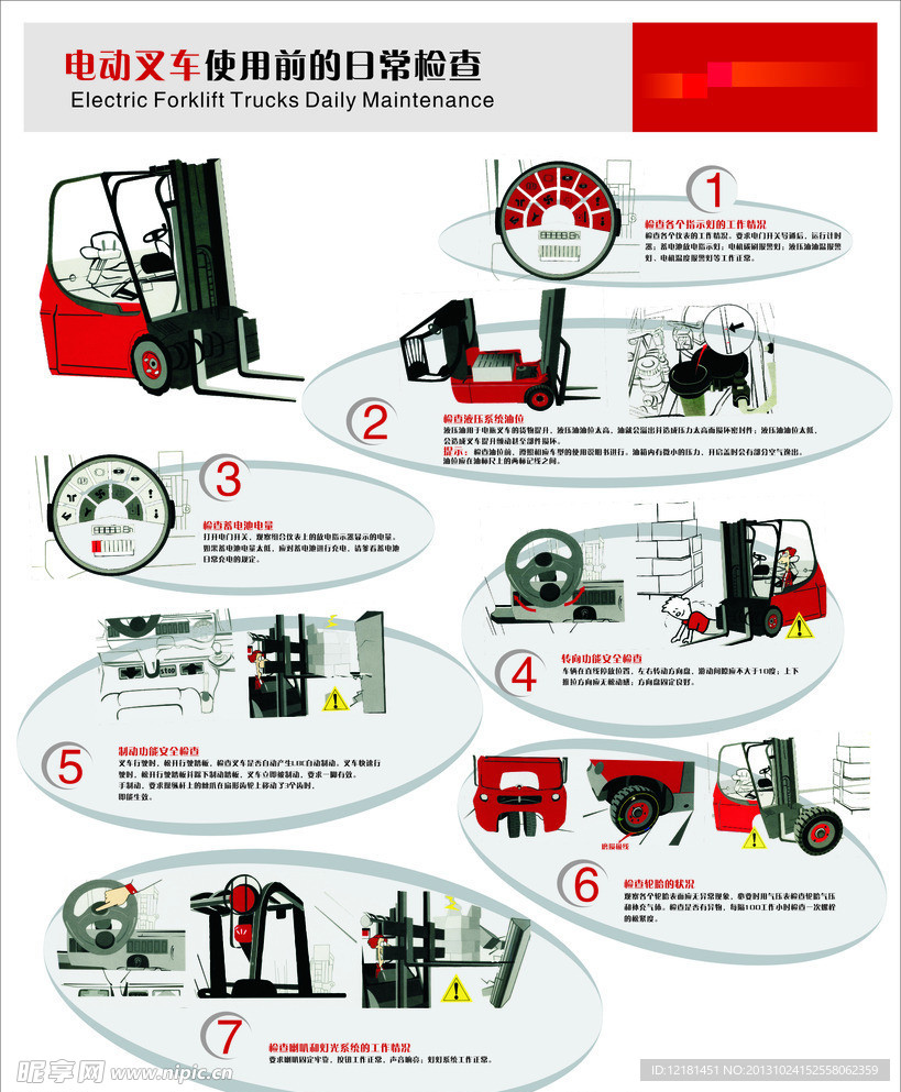 电动叉车日常检查