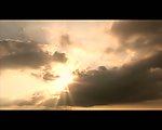 黄昏晚霞背视频素材