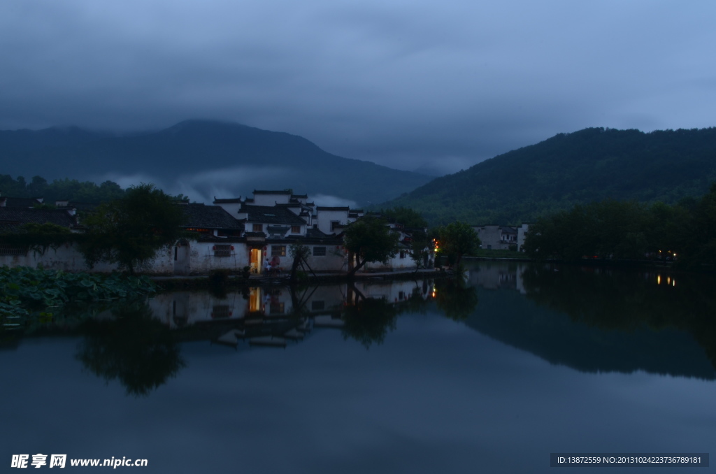 宏村夜景
