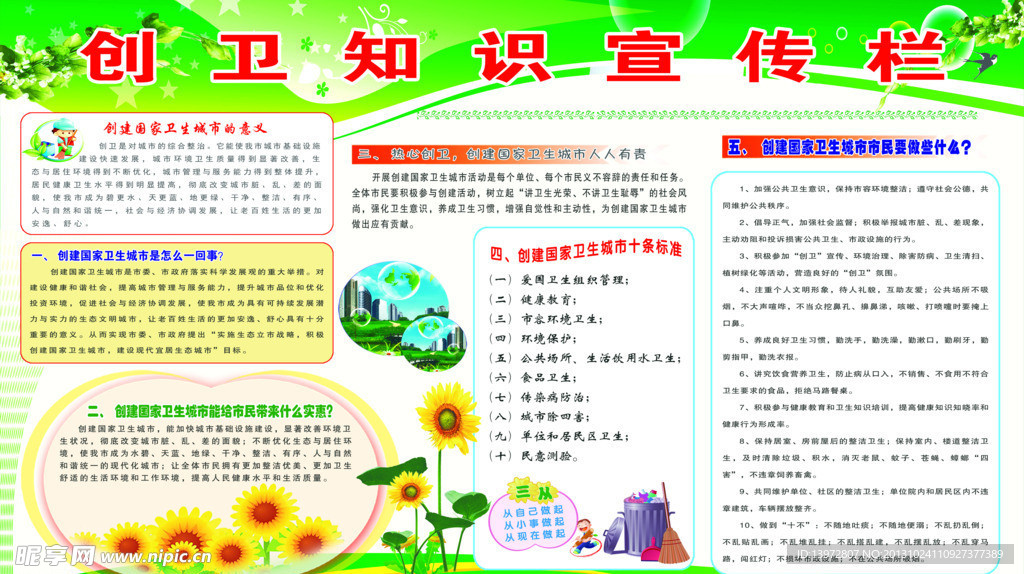 创卫宣传栏