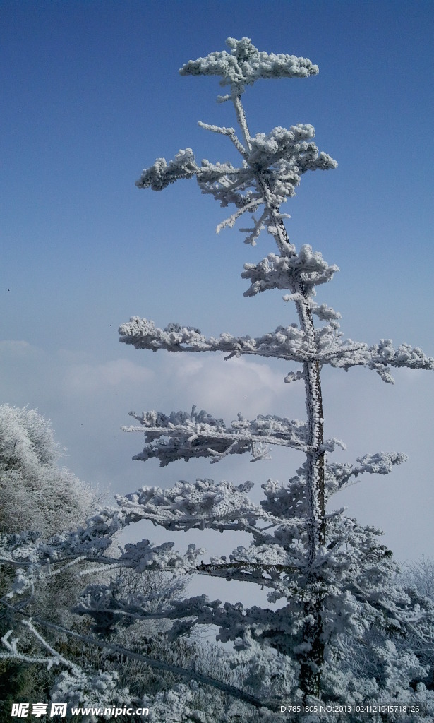峨眉雪景