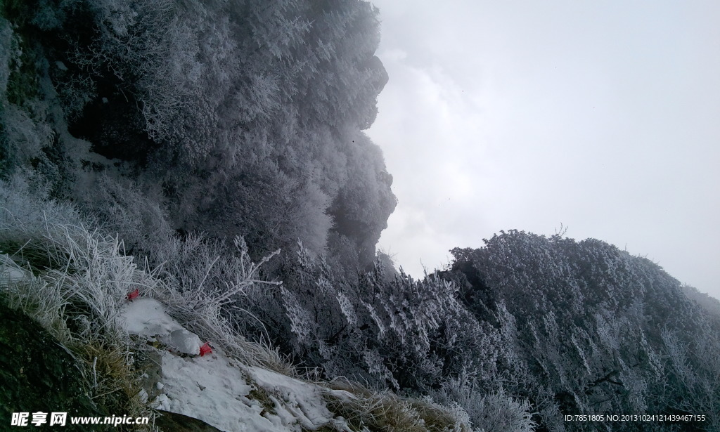 峨眉雪景