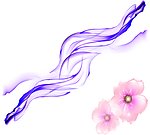 动感线条 水晶花