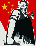 红色招贴