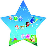 幼儿园食堂展板