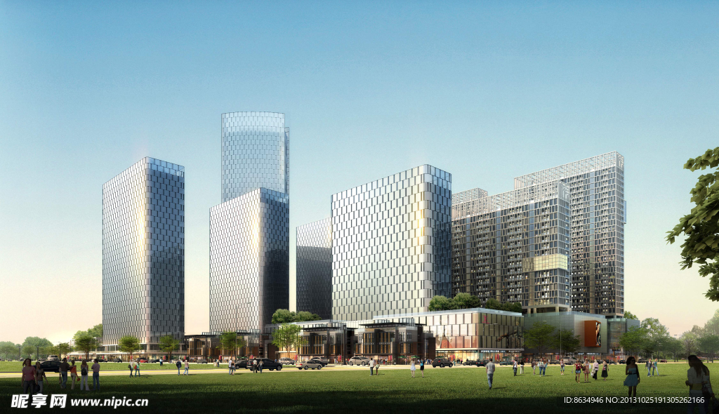 公建类效果图