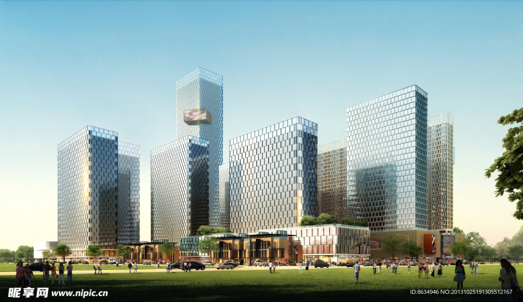 公建类效果图