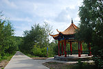 夏天的激流河公园