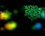 圣诞雪花光效背景视频