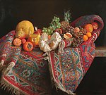 高清静物油画