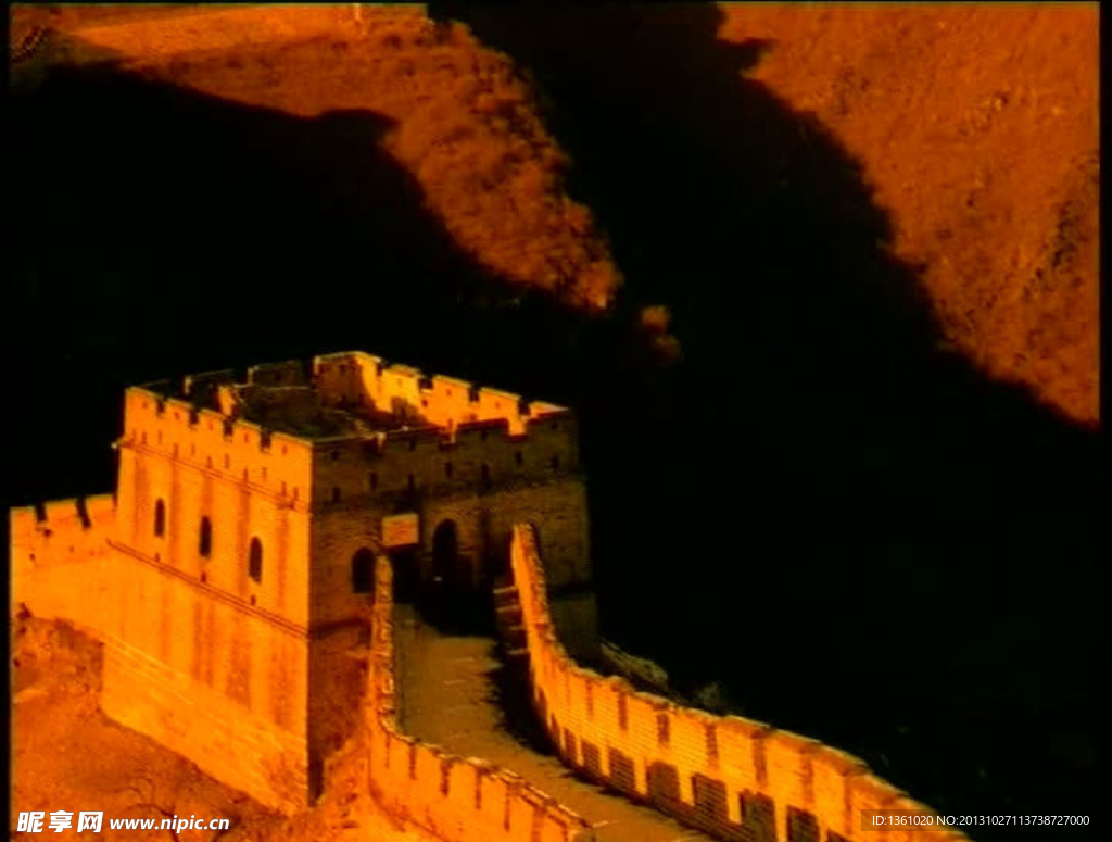 古代城墙视频素材