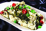 雪菜炒软饼