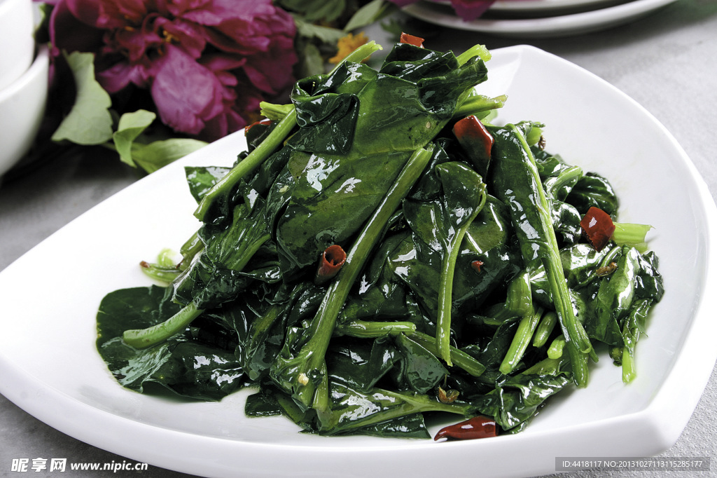 干煸菠菜