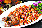 麻婆豆腐烧黄鱼
