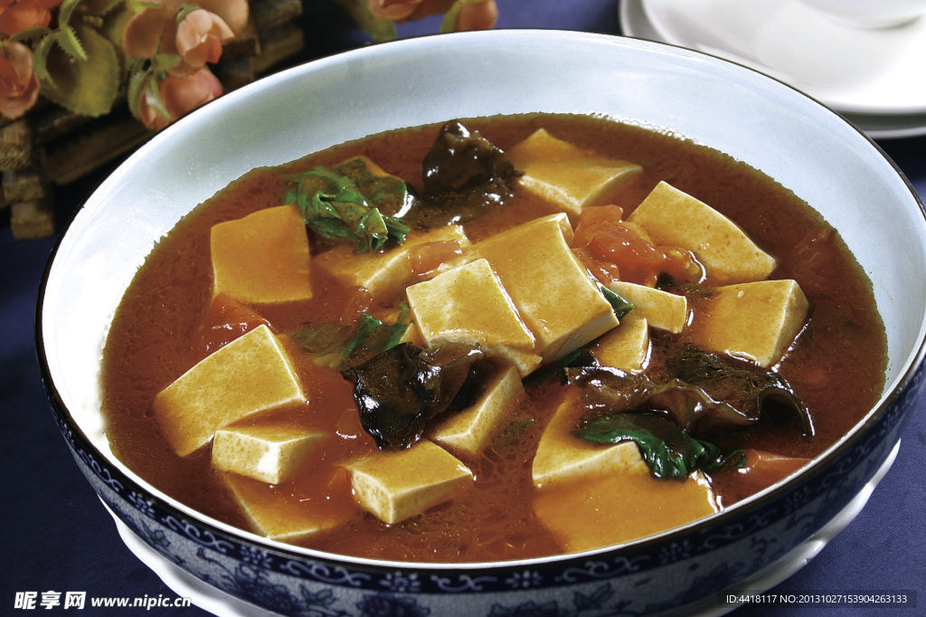西红柿炖豆腐