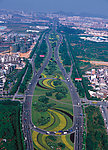 东莞市区鸟瞰图