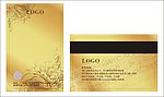 韩国元素磁条可视卡