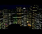 城市楼房夜景视频素材